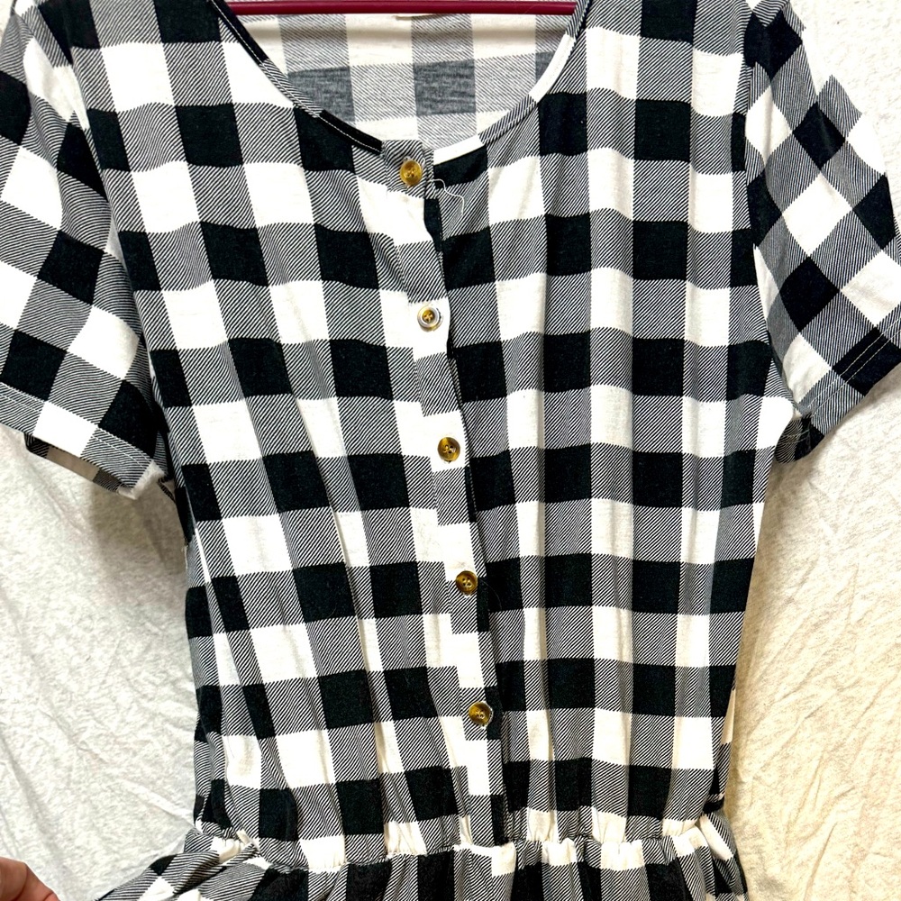 Grace & Emma, G & E, Buffalo plaid, large